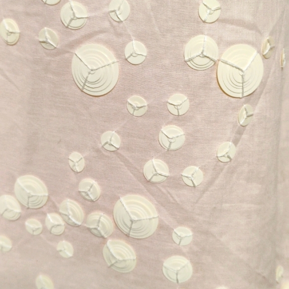 Ann Taylor Loft twisted neckline sequins top - Picture 10 of 13